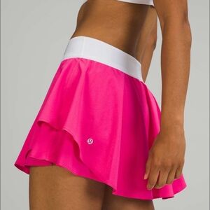 lululemon athletica Court Rival High Rise Skirt in Sonic Pink Size 10